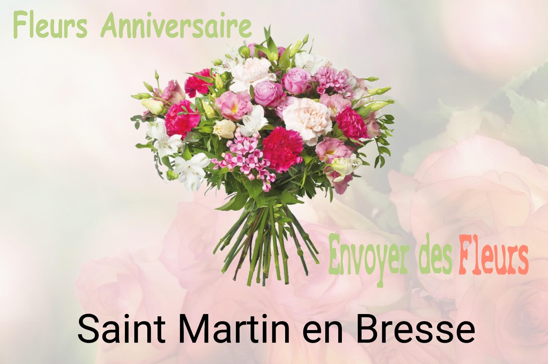Bouquet de fleurs d’anniversaire livré à Saint-Martin-en-Bresse