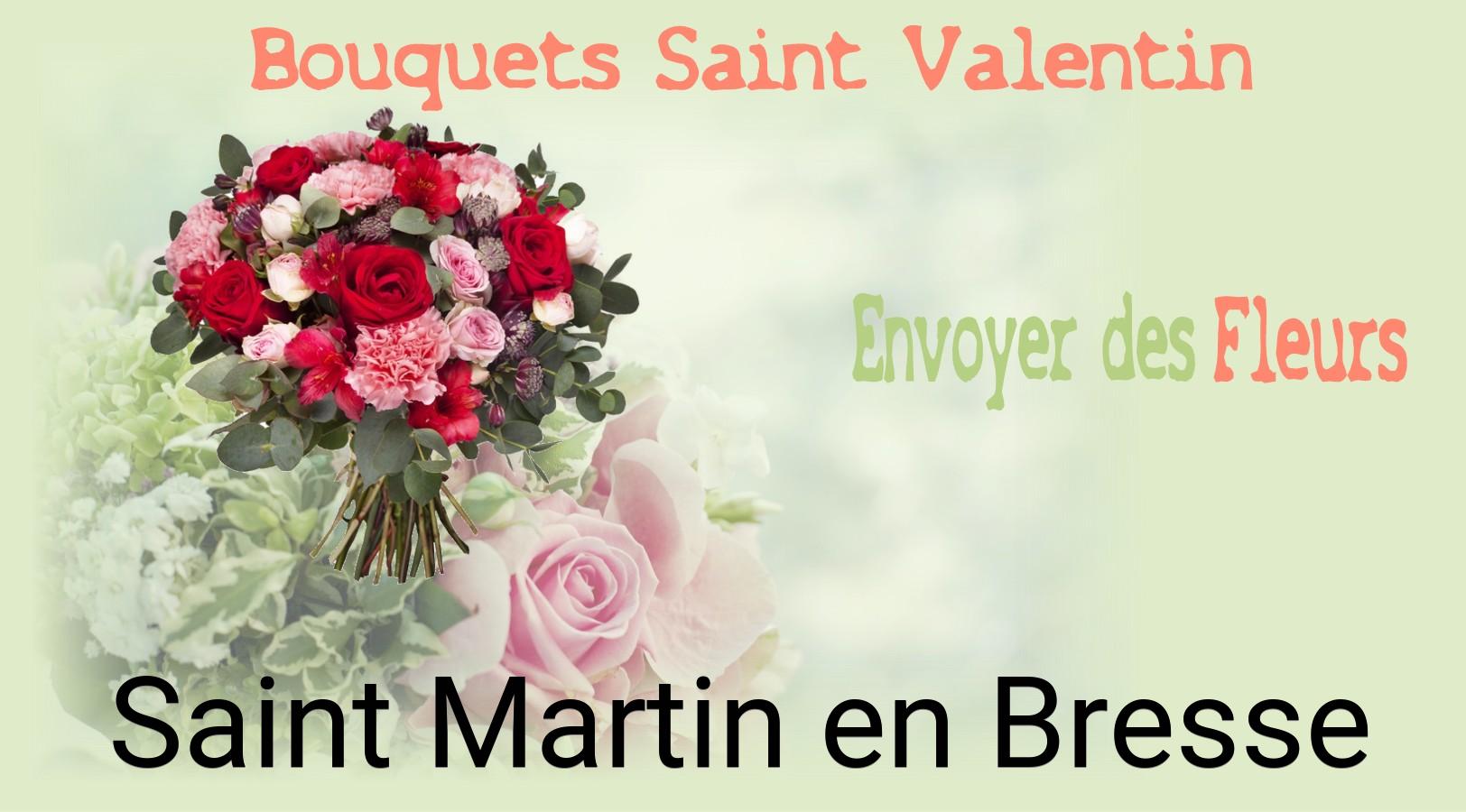 Roses de Saint-Valentin livrées à Saint-Martin-en-Bresse